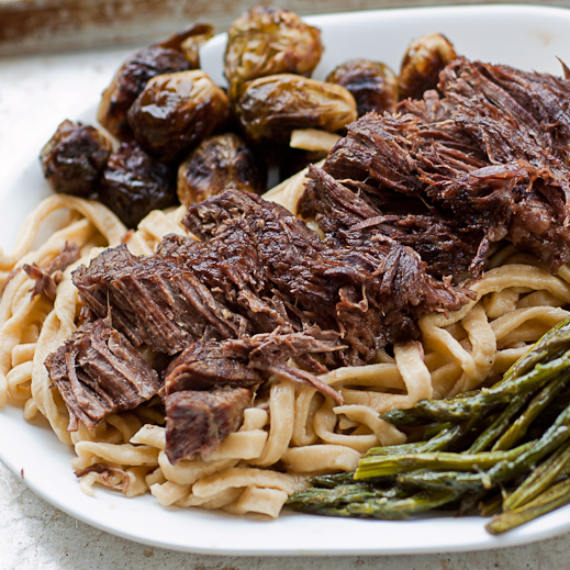 Grandma’s Roast Beef and Noodles chaos in the kitchen