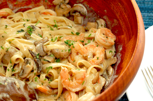 Shrimp Tagliatelle