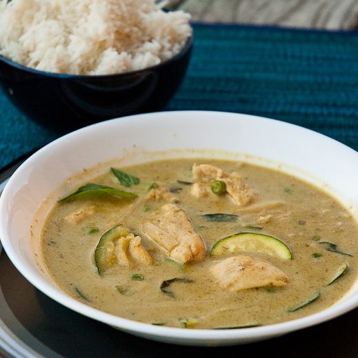 Green curry in store a hurry